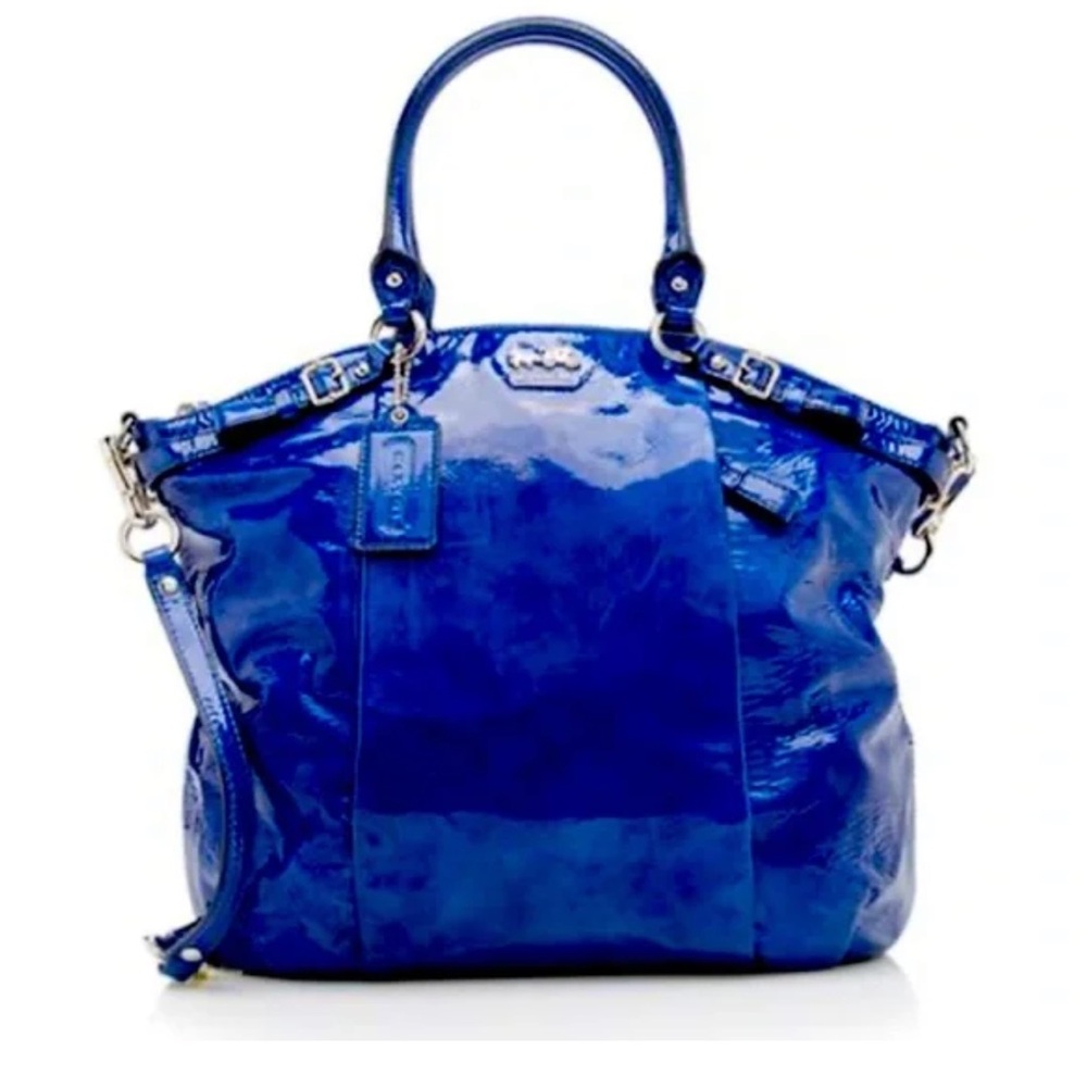SOLD Coach Patten Leather Blue